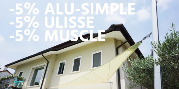 Alu-Simple, Ulisse e Muscle scontati del 5%!